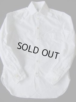 画像1: “ GOUCHA （ ゴーチャ ） ”　クラッシック オックスフォード ラウンドカラーシャツ　“ HAMPTON ” WHITE （ XL ）