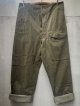 1950's BRITISH ARMY / GREEN DENIM TROUSERS (OVERALLS) / Size  No.9