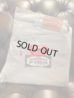 画像1: 1960's〜 DEAD STOCK（フラッシャー付き） / LEVI'S（リーバイス） 911B / PIQUE（ピケ） PANTS / IVORY (1)