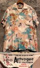 1950's “ ARTVOGUE ” “ SASATORA（笹トラ） ” / “ BAMBOO TIGER ” HAWAIIAN SHIRT / BEIGE