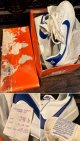 1980’s DEAD STOCK “ NIKE ” “ BRUIN LEATHER （ブルイン レザー） / MADE IN JAPAN ” WHITE×R.BLUE / W. 1984's ORIGINAL RECEIPT