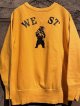 〜1960's “ WEST / BEAR ” / GOLD YELLOW FRONT V SWEAT / VERY MINT CONDITION