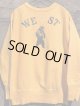 〜1960's “ WEST / BEAR ” / GOLD YELLOW FRONT V SWEAT / VERY MINT CONDITION