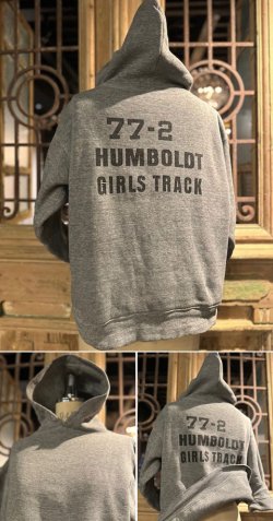 画像1: 1970's〜 “ HUMBOLDT GIRLS TRACK ” / DOUBLE-FACE（ダブルフェイス） SWEAT PARKA(HOODIE) / GRAY