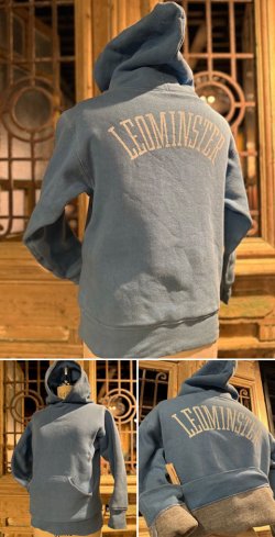 画像1: 1960's〜 “ LEOMINSTER ” / DOUBLE-FACE（ダブルフェイス） SWEAT PARKA(HOODIE) / LIGHT BLUE