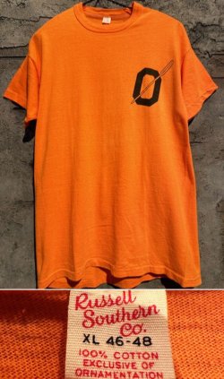 画像1: 1960's “ RUSSELL SOUTHERN CO.（ラッセルサウザン） ” / “ O / REGATTA ” ORANGE TEE / VERY MINT CONDTION