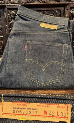 画像1: 1970's DEAD STOCK LEVI'S（リーバイス） / “ 505 / BIG E ” （HALF SELVEDGE / 片耳） （※AS₋IS）