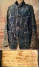 LATE 1910's 〜 1920's “ Scowcroft's Never Rip / JOHN SCOWCROFT & SONS CO. ” DENIM CHORE JACKET（COVERALLS） / W.CHIN STRAP