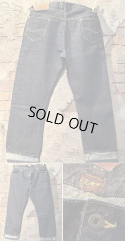 画像1: 1944's〜 “ Lee COWBOY ” 101B MODEL / “ LEFT LEATHER PATCH（左パッチ） / RIGHT-HAND（右綾） DENIM ” / VERY MINT CONDITION