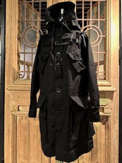 画像1: “ GOUCHA（ゴーチャ） ” VENTILE COAT / “ NORTH WIND LONG ” BLACK（ L ）