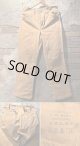 1898's〜 US-ARMY CHINO TROUSERS（CONTRACT STAMP “ B.B.&CO / BROOKS BROTHERS ”） / W. BUCKLEBACK & SUSPENDERS BUTTONS