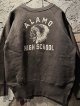 1960's “ ALAMO / HIGH SCHOOL（NATIVE AMERICANS PRINT） ” / BLACK × WHT PRINT SWEAT / MINT CONDTION