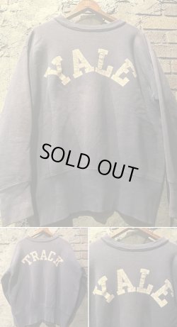 画像1: 1950's〜 “ YALE UNIVERSITY / TRACK ” / 【 SUN FADE NAVY（ナス紺） 】 W PRINT SWEAT