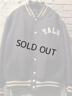 画像1: 1960's “ YALE UNIVERSITY ” “ VARSITY JACKET（STADIUM JUMPER） / TEAM JACKET ” / NAVY / MINT CONDITION