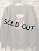 1960's “ WISCONSIN UNIVERSITY ” / BLACK × COLOR FLOCKY PRINT SWEAT /  SUPER MINTY ＆ BEAUTIFUL BLACK!!