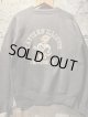 1960's “ EASTERN ILLINOIS UNIVERSITY ” / 【 BLACK 】 × COLOR FLOCKY PRINT SWEAT / VERY MINTY BLACK!!