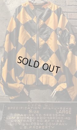 画像1: 1950's USAF / “ G-1 / LINE CREWMAN JACKET ” W.CROWN ZIPPER / SIZE LARGE / ALMOST DEAD STOCK 