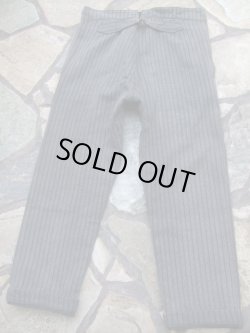 画像1: 1950's　“ FRENCH FARMER'S TROUSERS ”　 GRAY STRIPE
