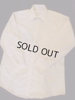 画像1: 1980's　“ イヴ・サンローラン （ Yves Saint LAURENT ） ”　メンズ L/S ドレス シャツ　オフホワイト