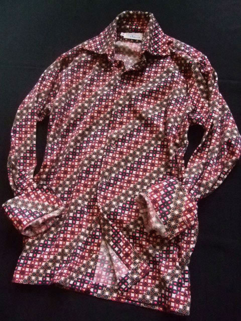 1970's エミリオプッチ （Emilio Pucci） メンズ ドレスシャツ