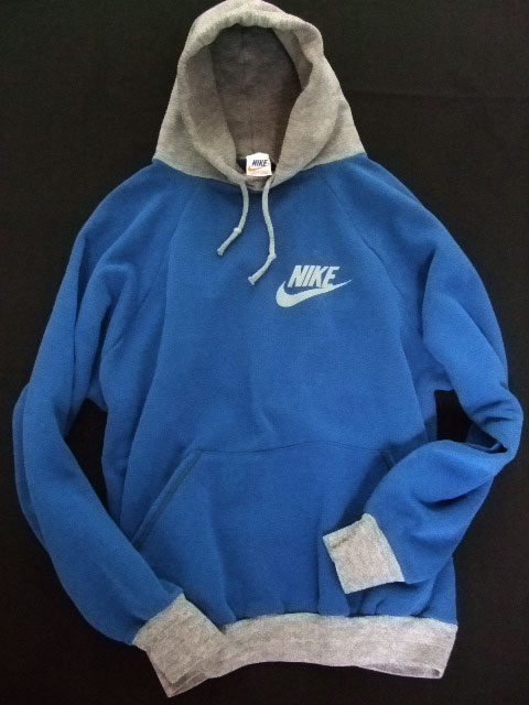 1970's “ ナイキ（ＮＩＫＥ） ” パーカー オレンジタグ ロイヤルブルー ...