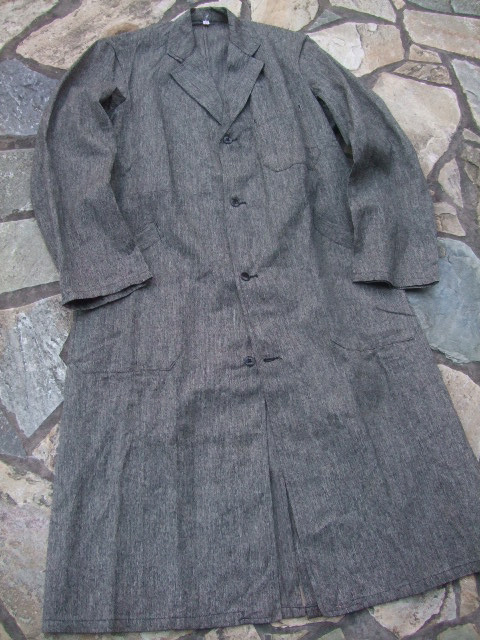 dead stock! 50s Black Chambray Coat