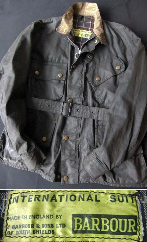 未使用タグ付き　Barbour international　northpass