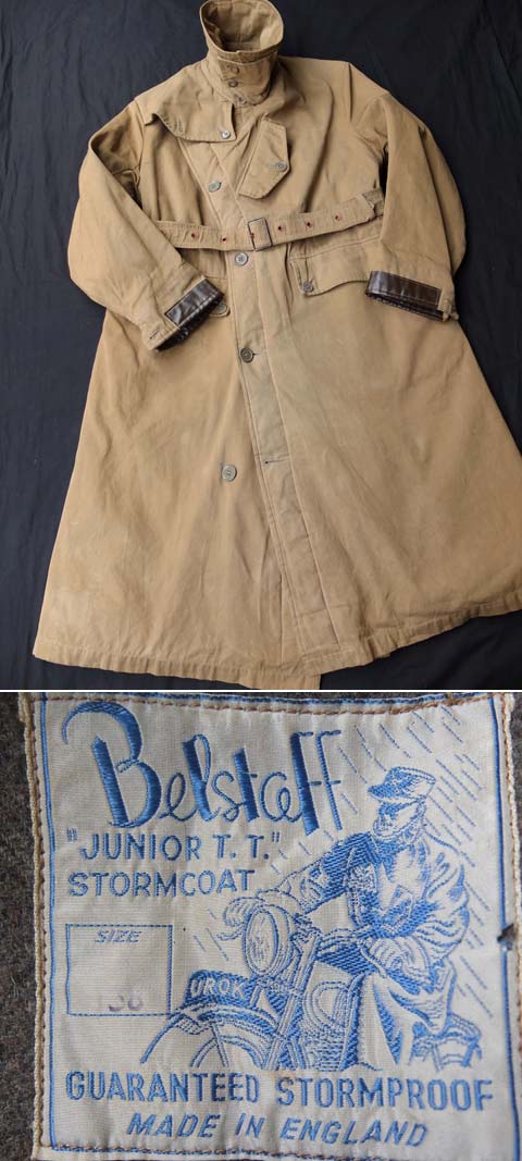 1940's “ ベルスタッフ （Belstaff） ” “ T.T コート / STORMCOAT ...