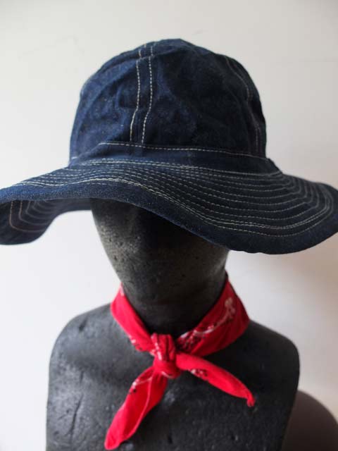 〜1940（WWII）'s DEAD STOCK US ARMY DENIM HAT／US ARMY デニムハット(1)-(4153)