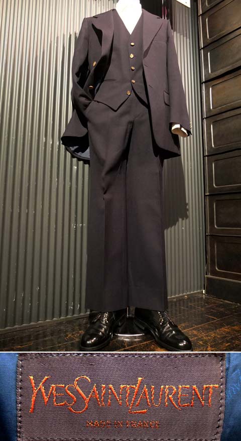 13760円 超人気新品 YSL イヴサンローラン スカート スーツ セットアップ 黒