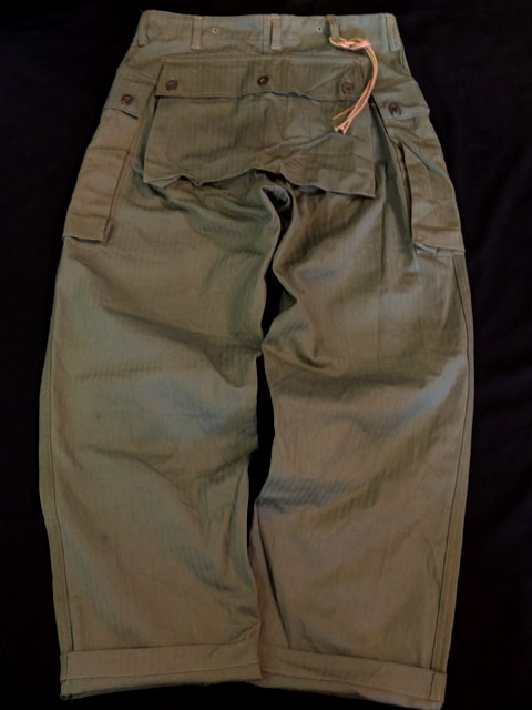 40s USMC P-44 HBT pants モンキーパンツ オリジナル - ワークパンツ