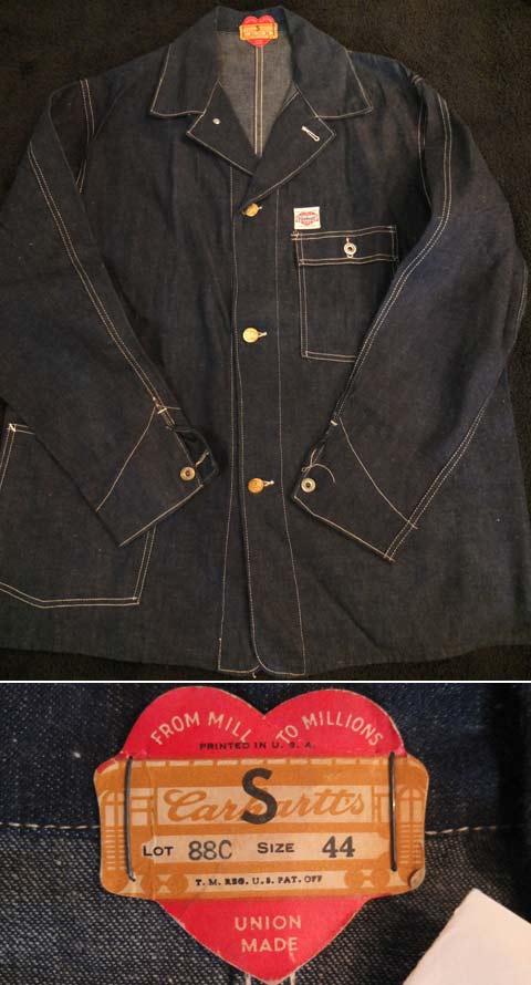 1940's（WWII's） DEAD STOCK “ Carhartt（カーハート） ” デニム ...