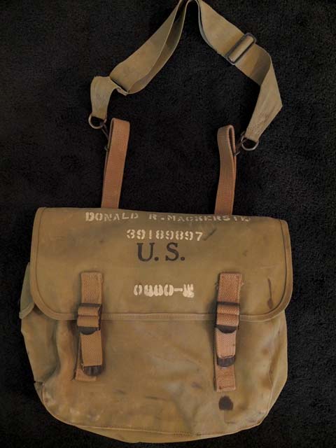 1942's（WWII's） US ARMY M-1936 MUZETTE BAG（ミュゼットバッグ） W 