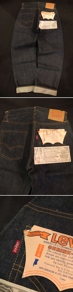 1960's DEAD STOCK / LEVI'S（リーバイス） 501 “ BIG E ” “ A TYPE（A