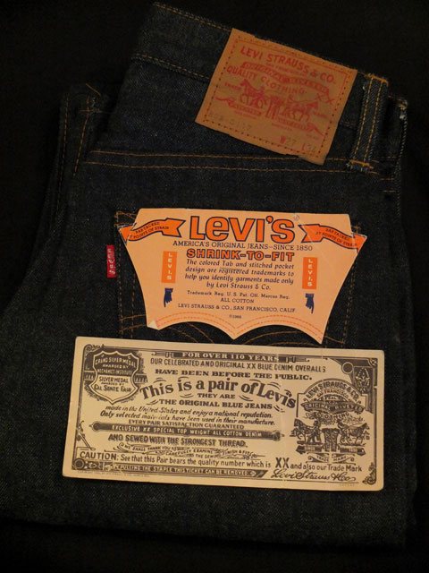 Levi's 502 0117 1960年代 ビッグE ヴィンテージ リーバイスジッパーSCOVILL