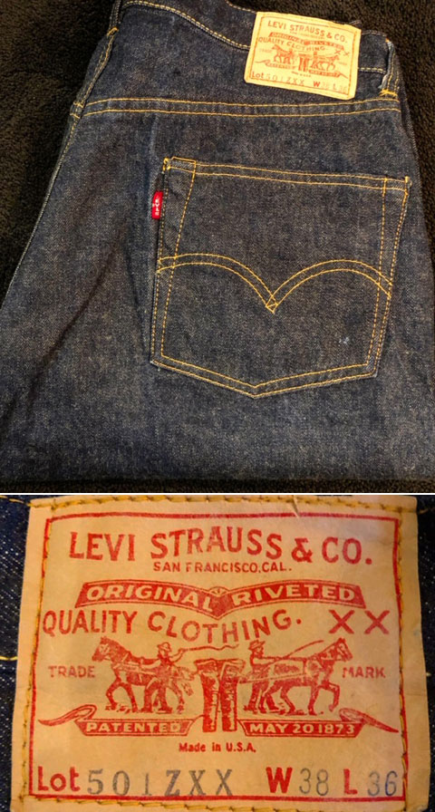 1963〜1966's LEVI'S ( リーバイス ） “ 501ZXX ” （ダブルエックス