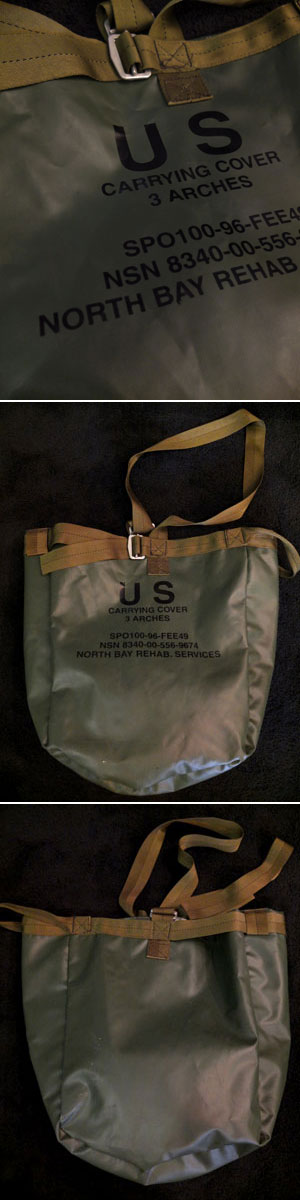 1990's US ARMY 3ARCHES CARRYING COVER BAG - CAPRi SHOP
