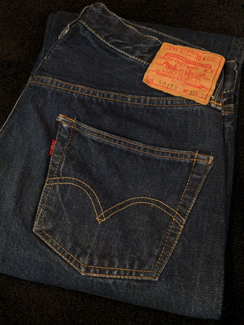 1963〜1966's LEVI'S ( リーバイス ） “ 501XX（ダブルエックス） ” 紙