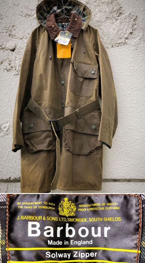 82年Barbour ソルウェイジッパー 1crown vintage smcint.com