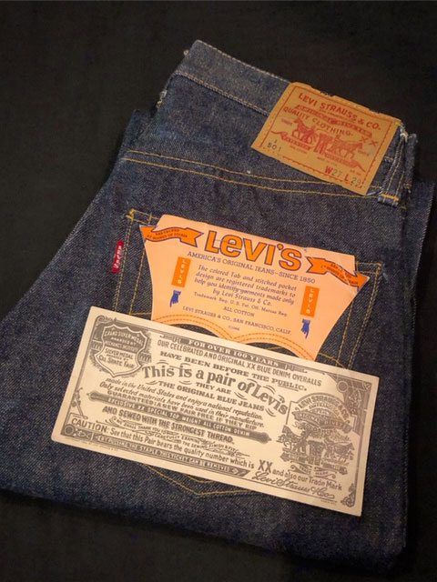 1960's DEAD STOCK / LEVI'S（リーバイス） 501 “ BIG E ” “ S TYPE（Sタイプ） ”