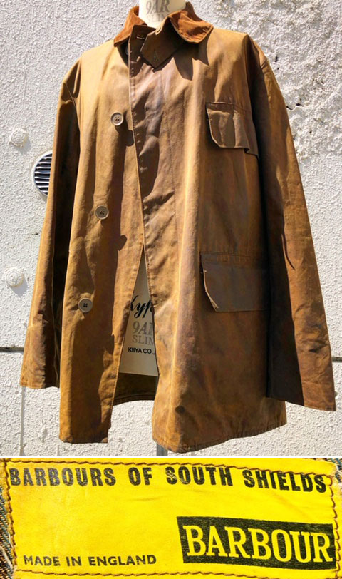 1960's〜 “ バブァー （Barbour） ” “ MOORLAND（ムーアランド/初期モデル） ” （黄タグ/イエロータグ） - CAPRi  SHOP