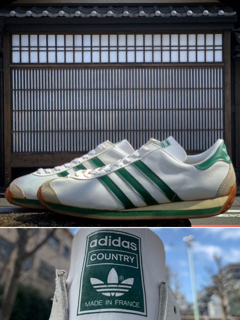 1970's DEAD STOCK “ adidas（アディダス） ” “ COUNTRY（カントリー） ” / MADE IN FRANCE