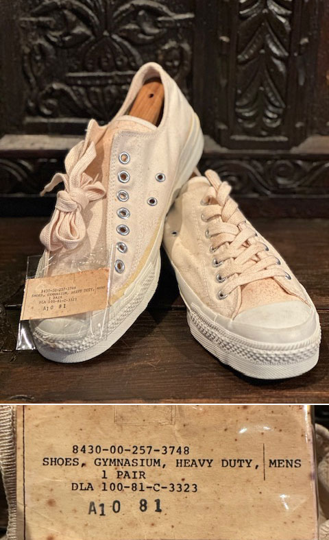 ヴィンテージ デッドストック army converse アーミーコンバース