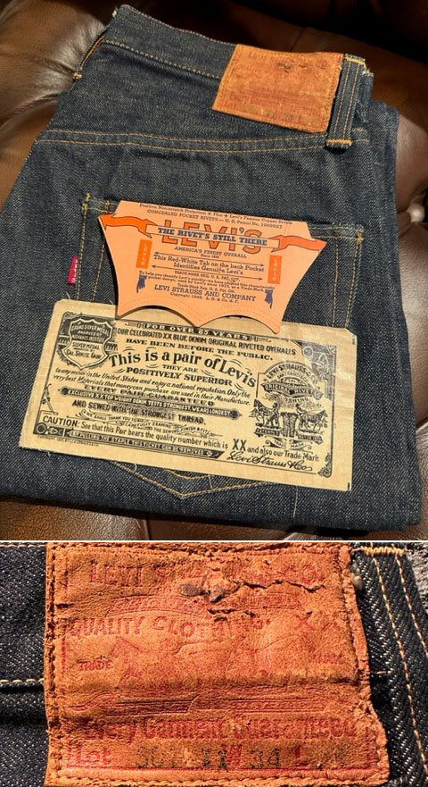 新品定番 Levi's - Levi's 501xx 革パッチ後期の通販 by たいせい