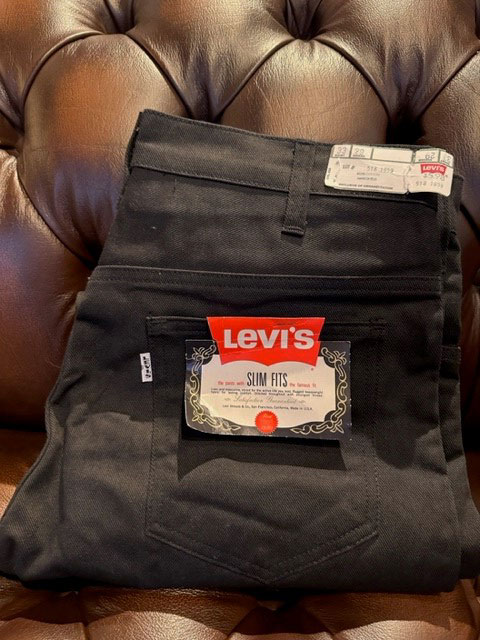 60´s〜 Levi´s リーバイス 518 カツラギ ブラック 黒 テーパード-