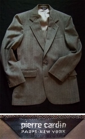 ピエールカルダン　見事な襟のコート
