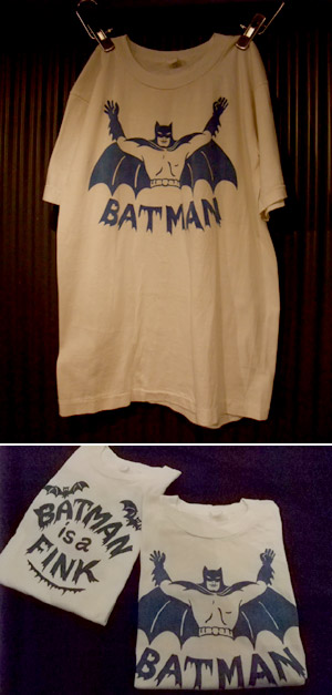 1970'ｓ　“ バットマン （ BATMAN ） ”　Ｔシャツ　( 2 )