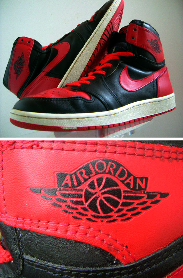 AIR JORDAN 1st 黒×赤” （エア ジョーダン 1st） 1985年オリジナル