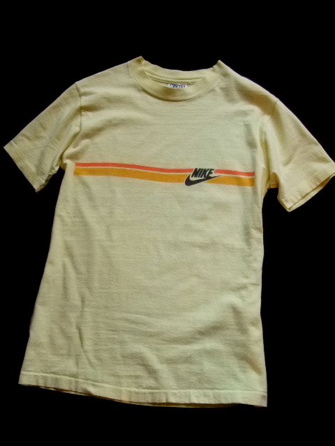 1970〜80's “ ナイキ （ NIKE ） ” Tシャツ レモンイエロー - CAPRi SHOP