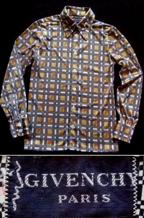 1970's “ ジバンシー ( GIVENCHY ) ” メンズ L/S シャツ デザイン ...